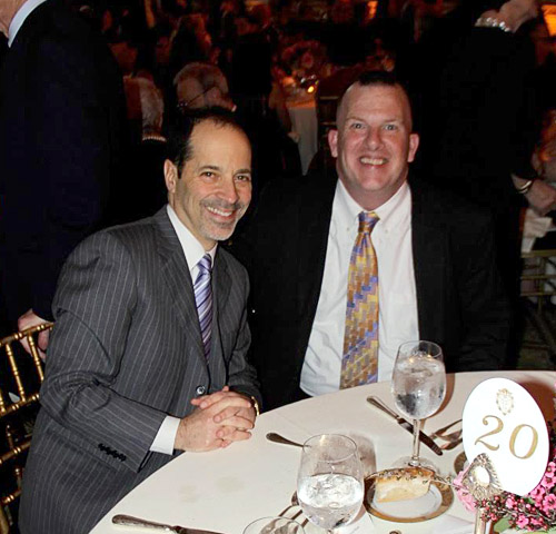 CEO of Jewish Board David Rivel with honoree and recipient of Jewish Board's Services Tom Cleary