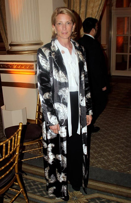 Susan Bram in vintage Dolce and Gabbana coat