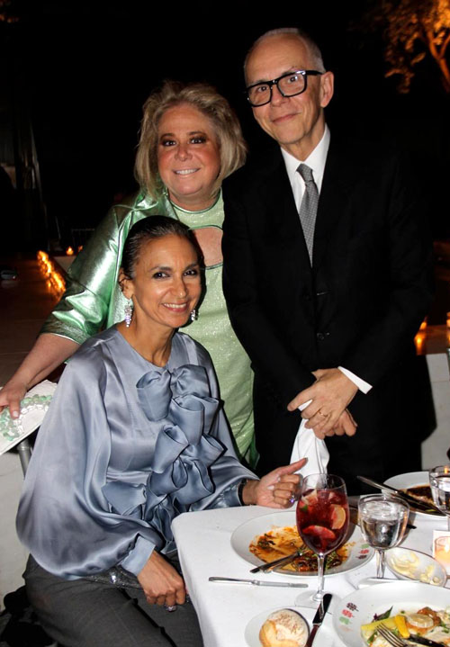 Author Susan Fales-Hill, Real Estate doyenne Joanna Fisher, and famous interior designer Robert Couturier